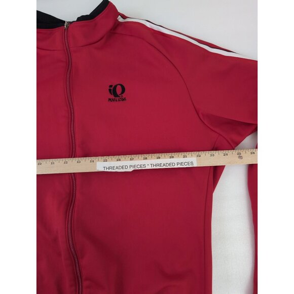 Vintage Pearl Izumi Cycling Jacket Mens XL Red Full Zip Back Pockets‎ - Picture 11 of 12